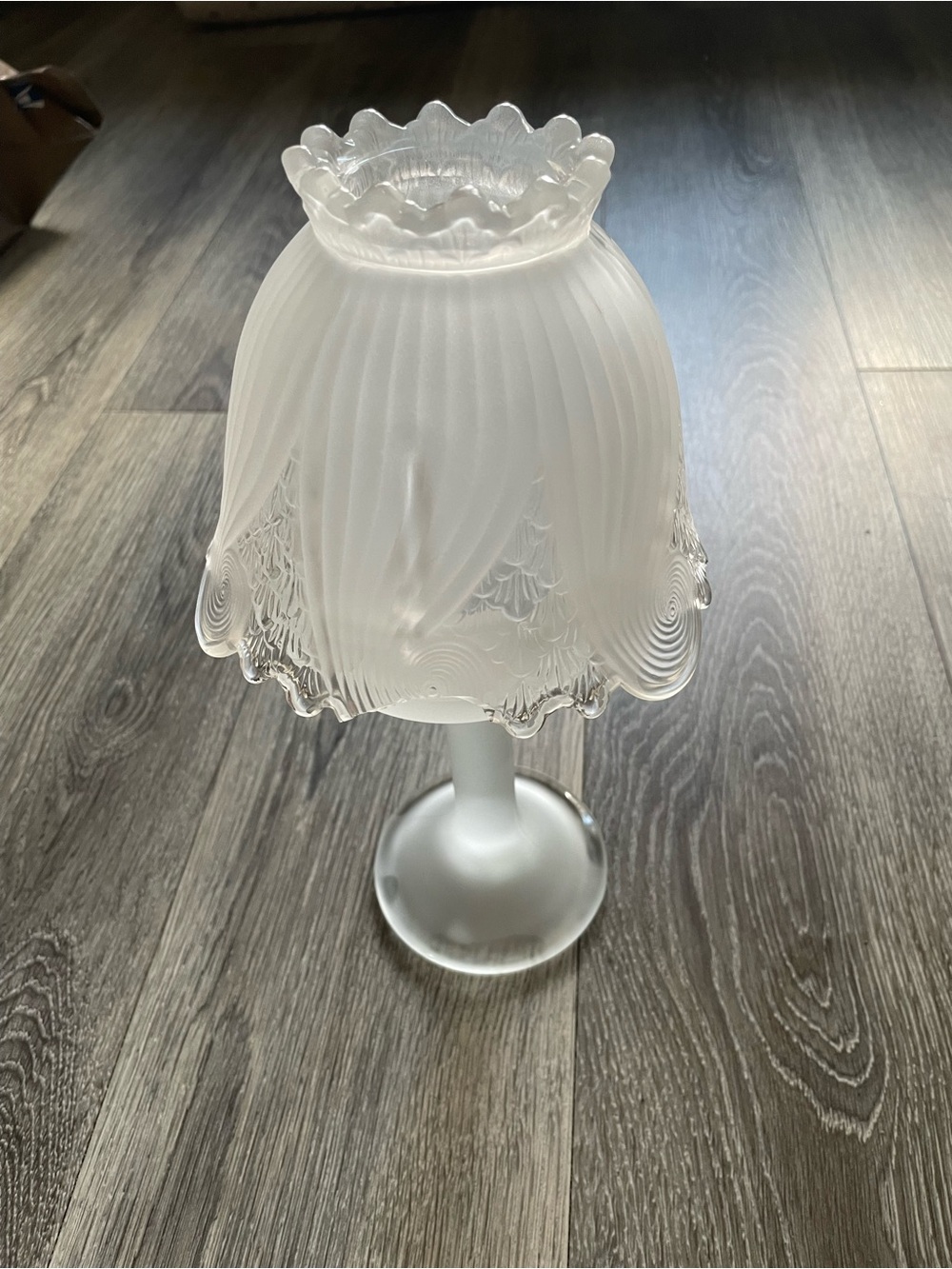 & Other Stories Frosted White Glass Table Lamp